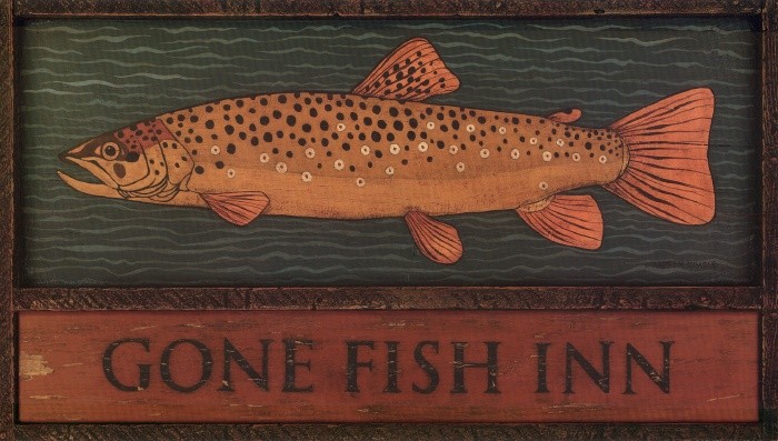 Warren Kimble Gone Fish Inn